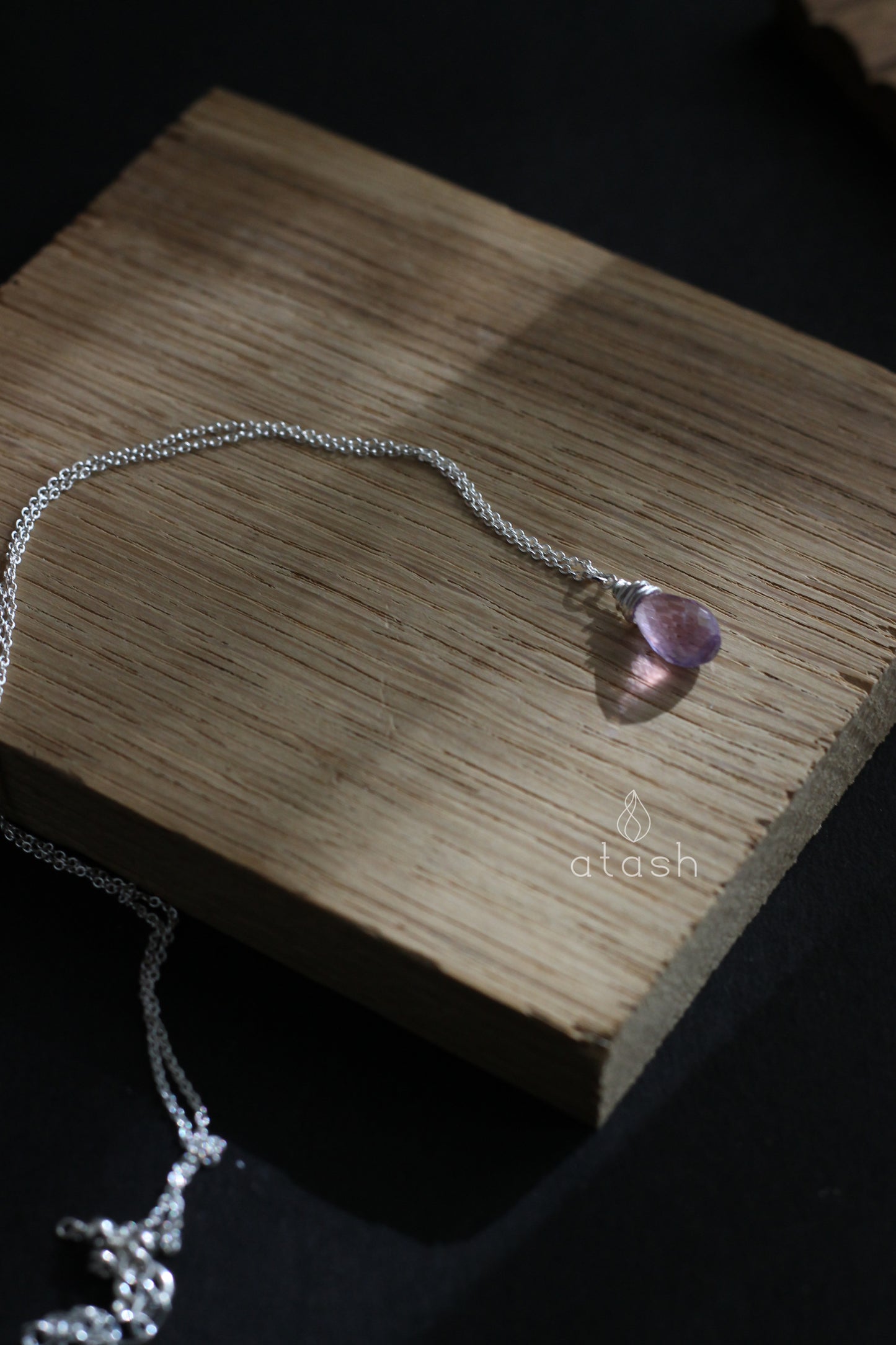 Elegance Necklace in Amethyst and Sterling Silver