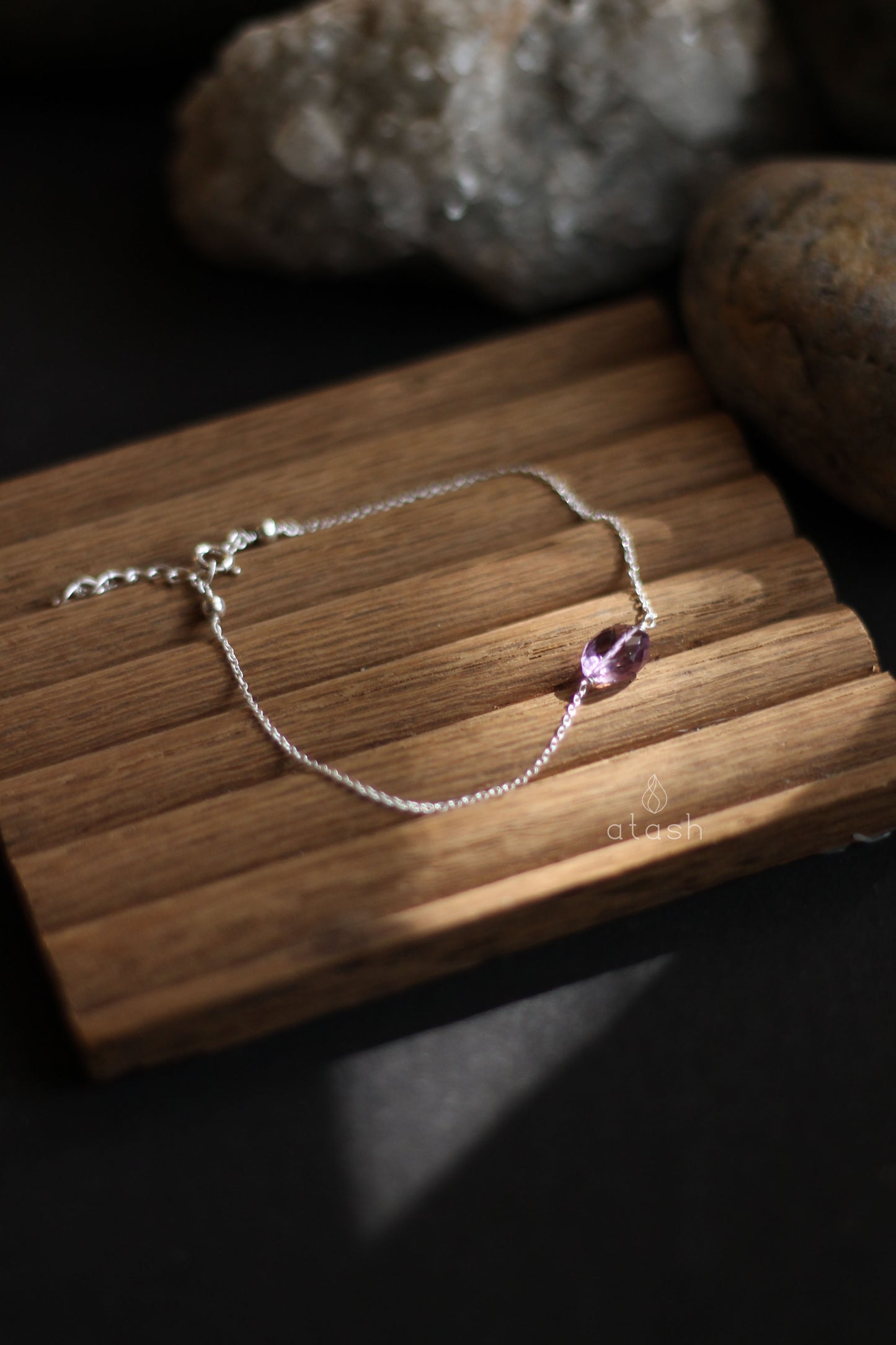 Anantha Bracelet in Amethyst and Sterling Silver