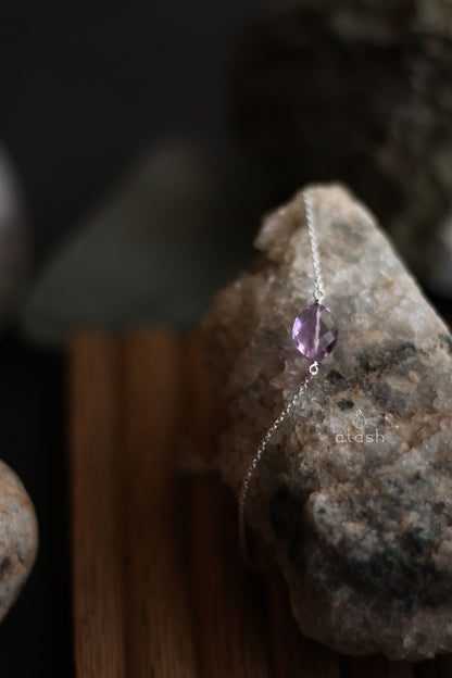 Anantha Bracelet in Amethyst and Sterling Silver