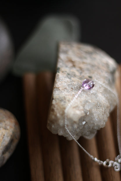 Anantha Bracelet in Amethyst and Sterling Silver