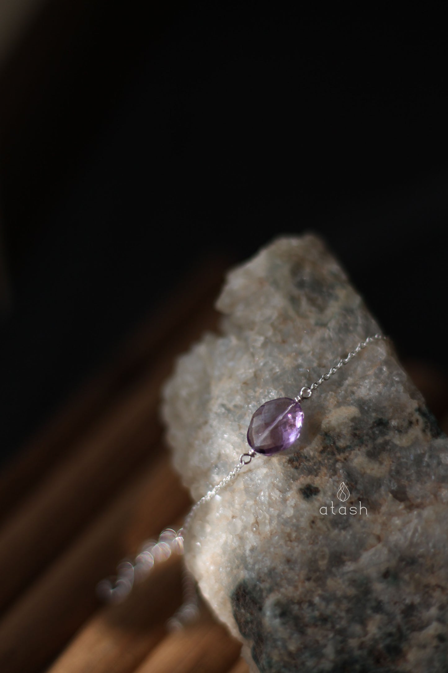 Anantha Bracelet in Amethyst and Sterling Silver