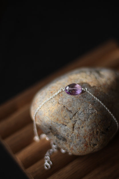 Anantha Bracelet in Amethyst and Sterling Silver