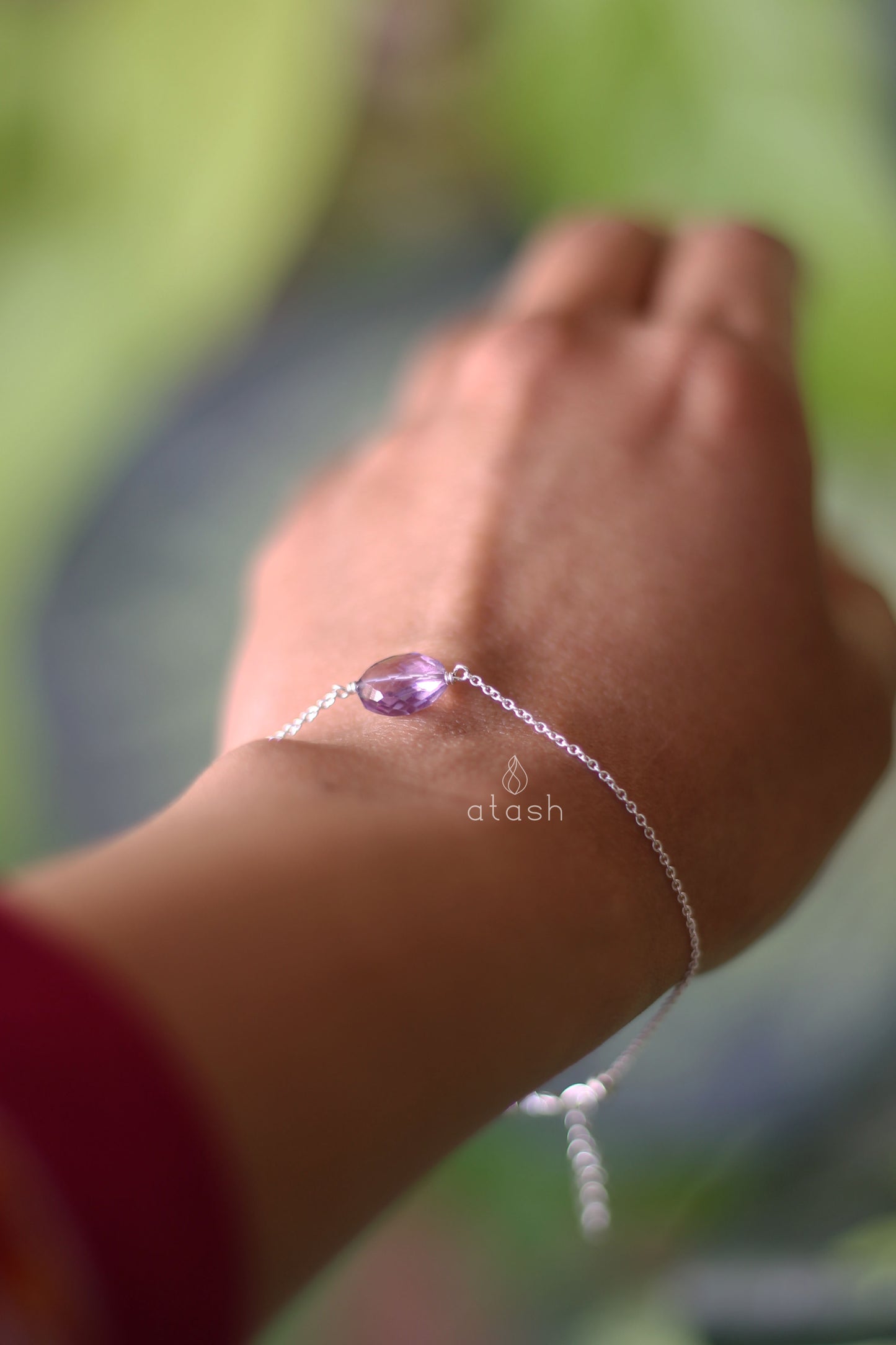 Anantha Bracelet in Amethyst and Sterling Silver