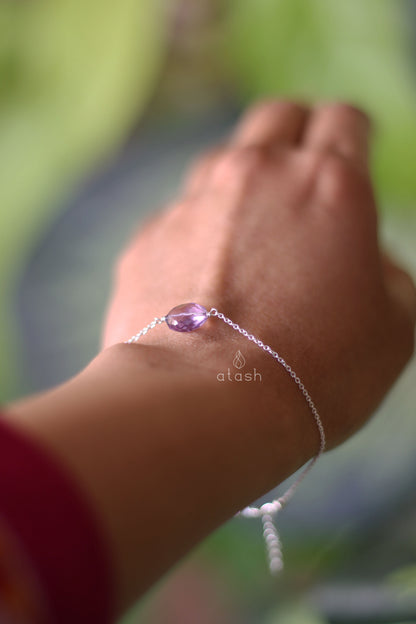 Anantha Bracelet in Amethyst and Sterling Silver